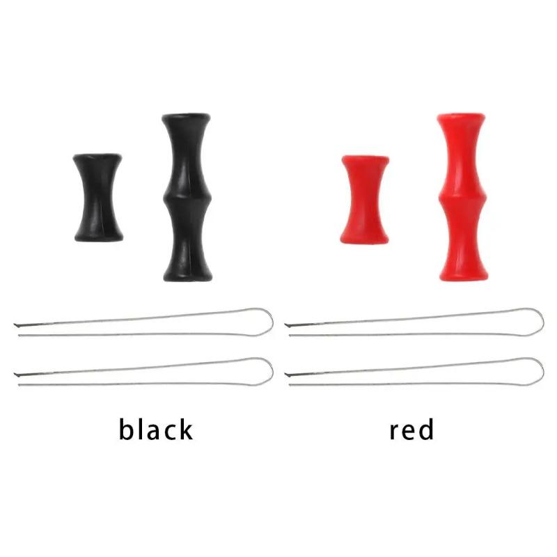 1Set Hunting Archery Target Recurve Bowstring Finger Guard Sever Soft Silicone Bow String Protector Gear Outdoor Shooting Sports