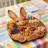 Handmade Dog Face Cooked Food Platter, The Perfect Holiday Gift For Family And Friends