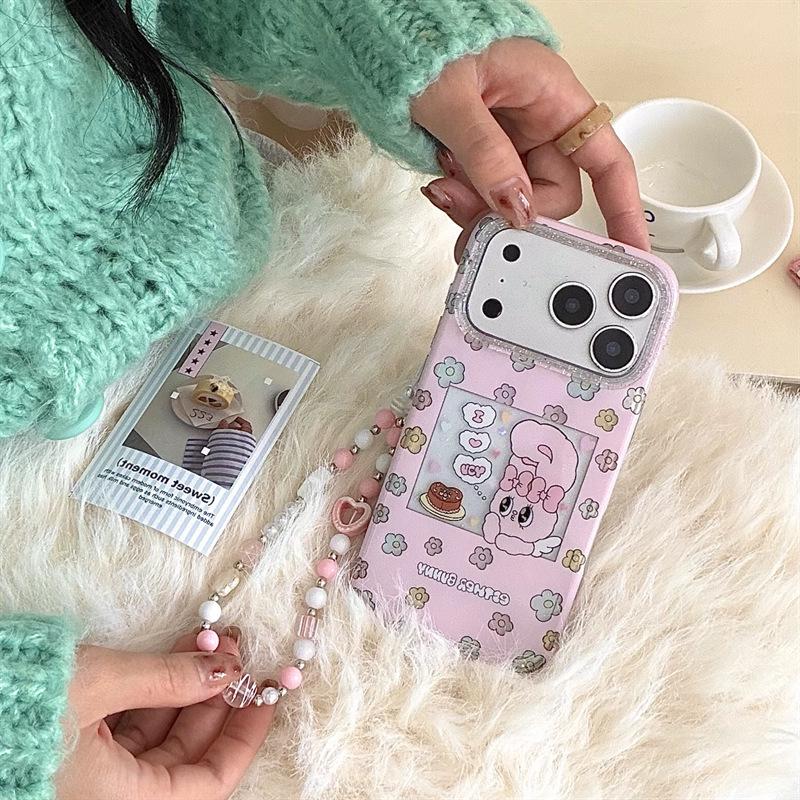Glitter Flower Cartoon Case for iPhone 17/16 Pro Max/15/14