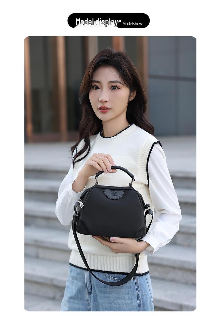 Premium Oxford Cloth Waterproof Crossbody Bag - Lightweight, Multi-Layer, Large Capacity, Casual Single Shoulder Handbag