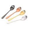 1PCS Coffee Spoon Creative Skull Shape Teaspoon Stainless Steel Tableware Dessert Coffee Scoop For Tea Sugar Christmas Gifts