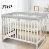 Baby Collision Prevention Rail 1 Set Breathable Mesh Crib Cover, Soft Teething Protector for Safety Rails, Thick Pad Toddler Bed, Edge Guard