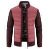 Maglioni Autunno Inverno da Uomo Maglieria Giacca Moda Cuciture Collo Alto Giacca Imbottita Giacca Imbottita da Uomo