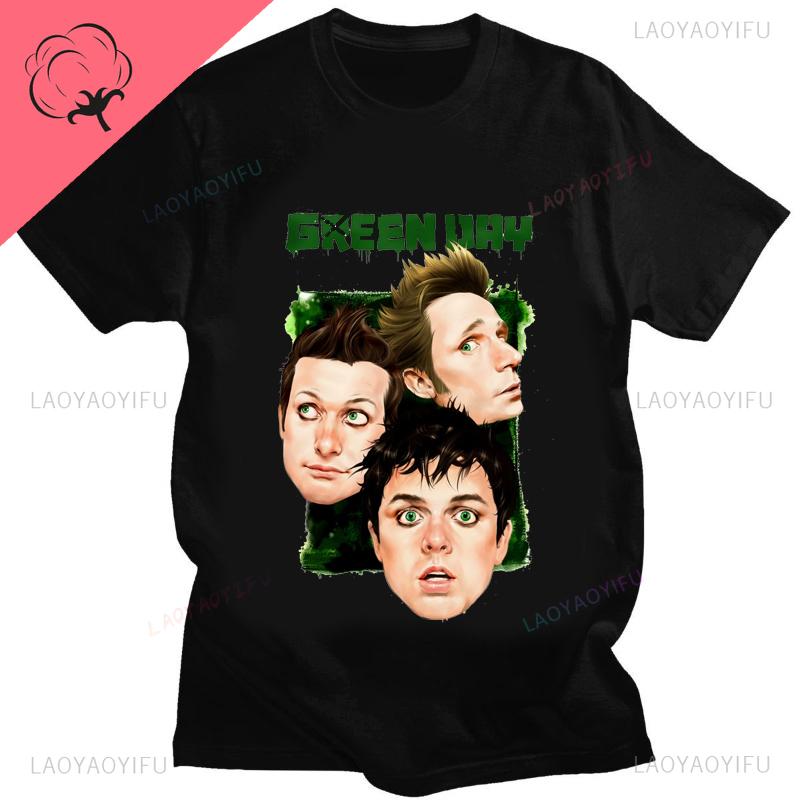 

Green Day American Idiot Albuum Cover T-shirts Men Women Oversized T-shirts Novelty Funny Streetwear Summer Comfortable Tee 4XL