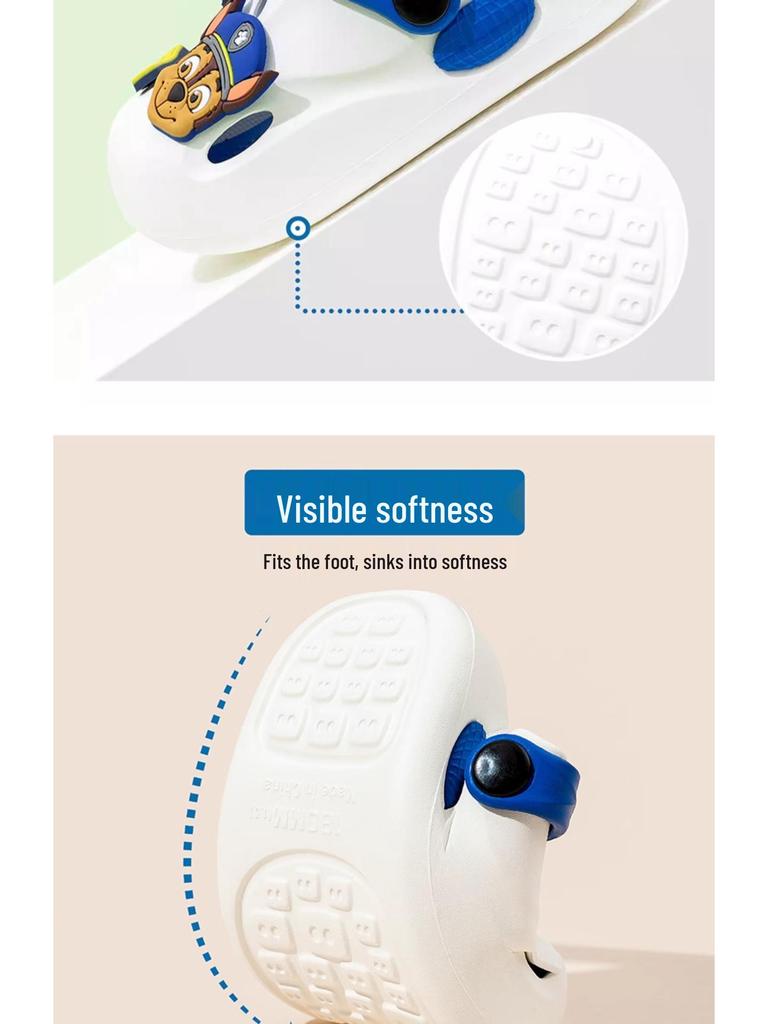 Paw Patrol Kinder rutschfeste Cartoon-Clogs - Sommer-Strandsandalen für Jungen & Mädchen