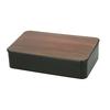 Tatsumiya GRAIN Lunch 30208 Single-Tier Box, Ebony, Large,