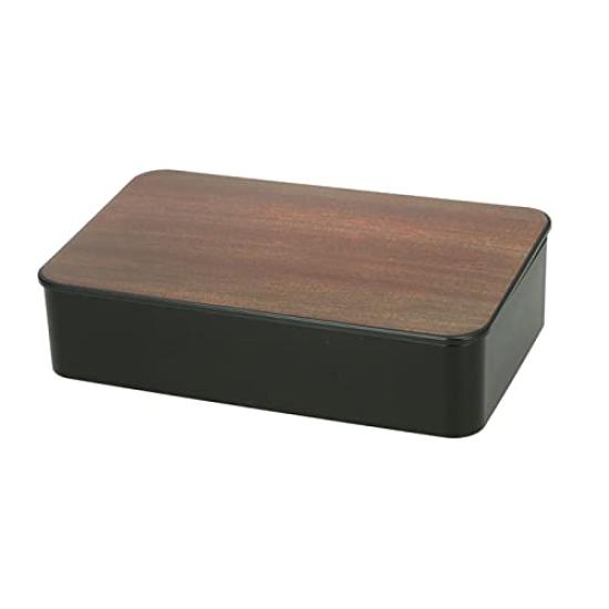 Tatsumiya GRAIN Lunch 30208 Single-Tier Box, Ebony, Large,