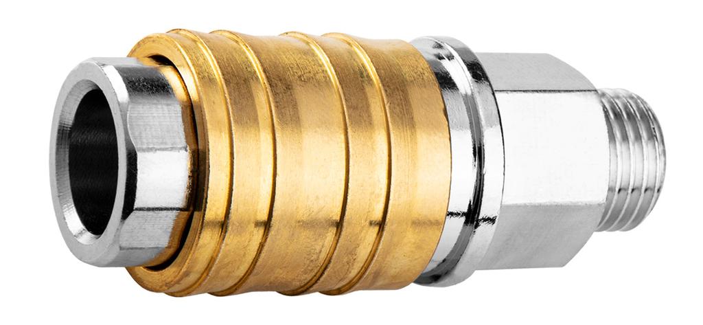 Quick connector for compressor with 1/4" external thread