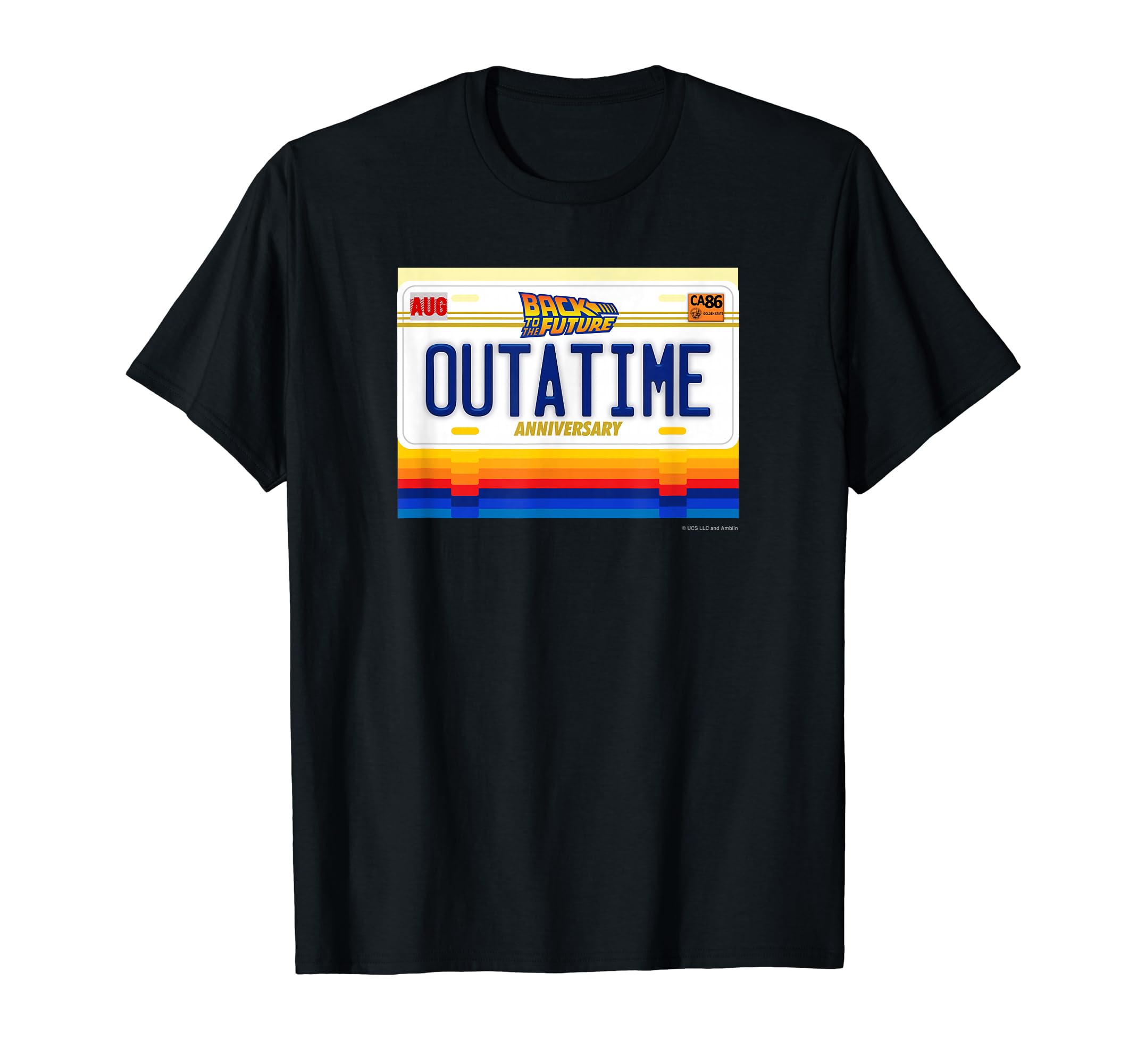 

Back to the Future PLATE(OUTATIME) T-shirt