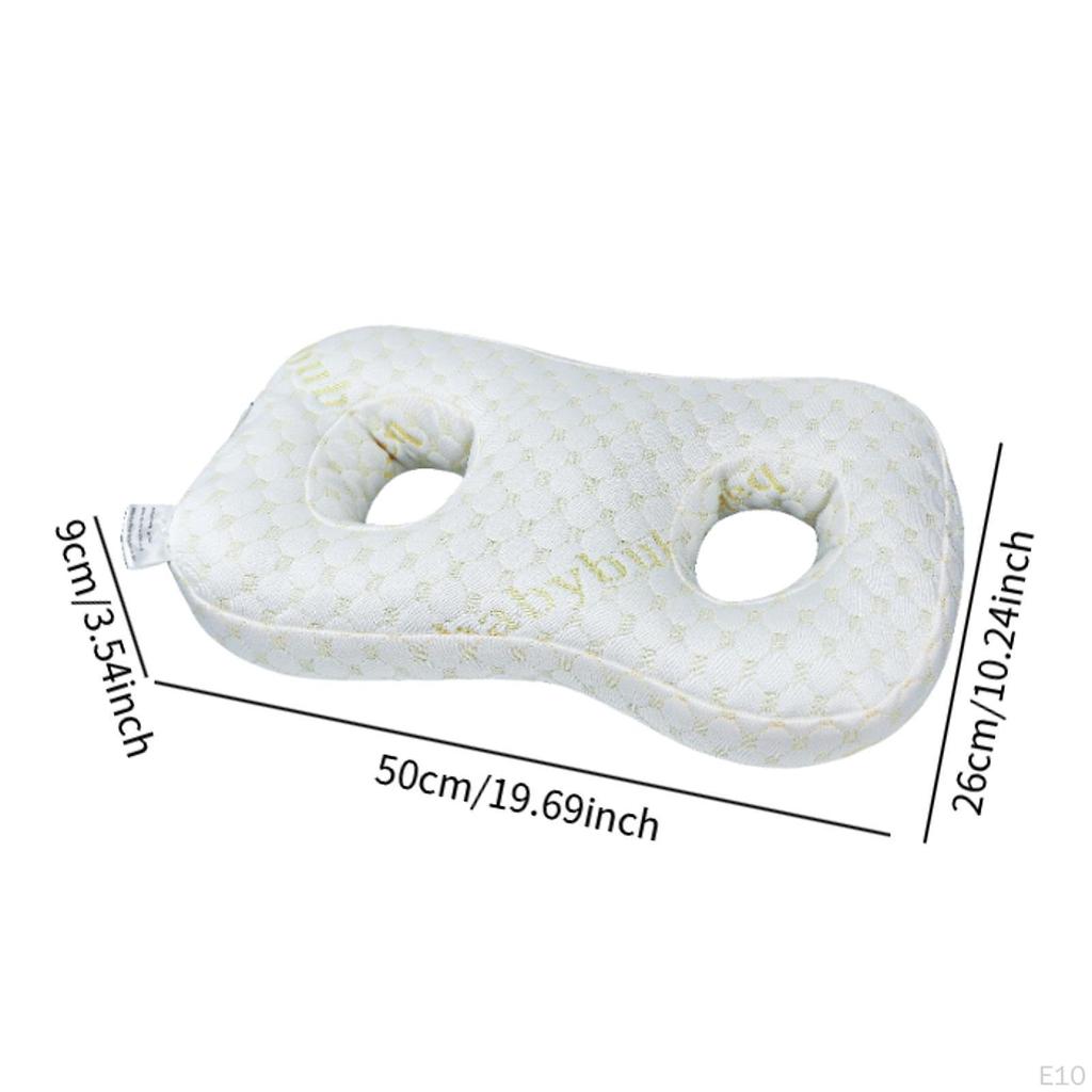 Ear Hole Protector with 2 Holes, Soft Support Pillow for Earplugs, Relaxation, Sleeping, Piercings