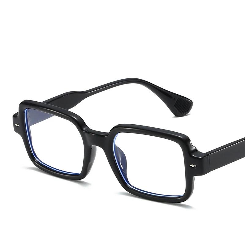 

Comfortable Durable High Quality High End Designer Style Retro Square Shaped Nearsighted Rx Female For Both Male