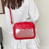 Y2K Transparent Ita Bag Large Capacity PVC Crossbody Bag Fashion JK Uniform Shoulder Bag  Daily