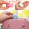 18 Stück Kompakte Macaron Schmuckhalter Aufbewahrungsbox Macaron Schmuckschatulle Kunststoffmaterial Ideal für Reisen und Heimgebrauch