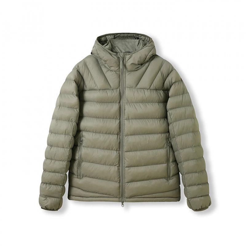 2025 Autumn/Winter Gold Label Men's Lightweight Tech P Hooded Jacket - Windproof, Water-Repellent, Warm Cotton