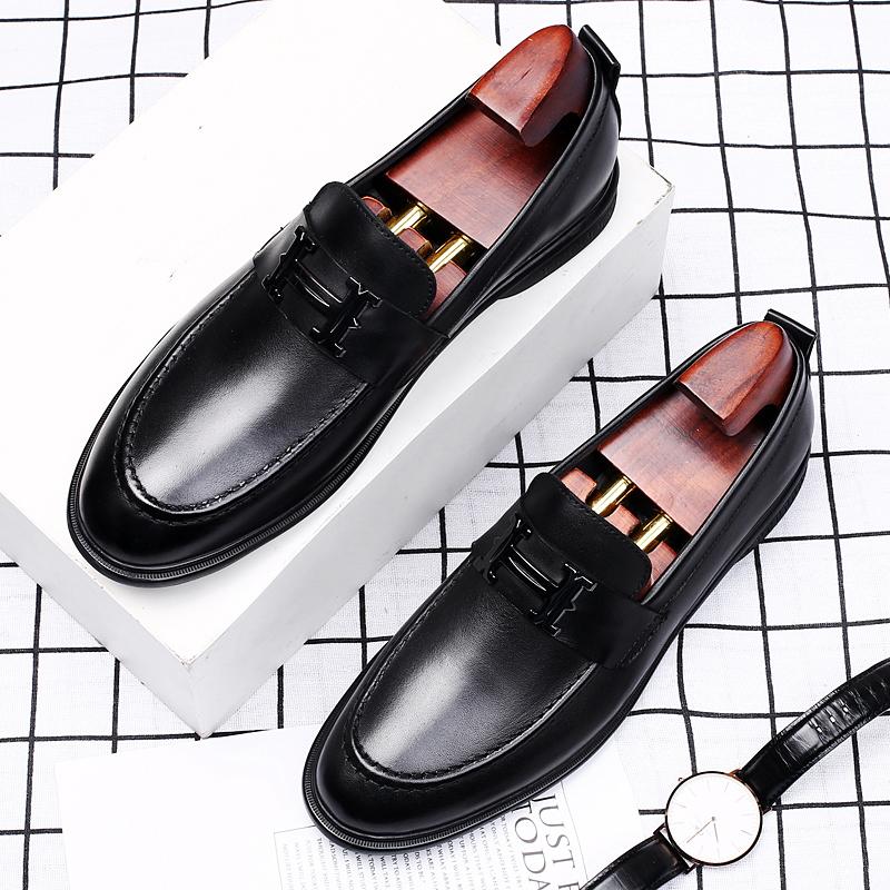 Genuine Leather Boat Shoes Men High Quality Slip on Loafers Men Flats Casual Shoes Luxury Brand Outwear Shoes Classic Loafers
