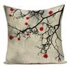 Vintage Flower Printed Throw Pillow Cover Sofa Chair Cushion Covers Home Decorative For Chair Seat Bedroom Square Pillowcase