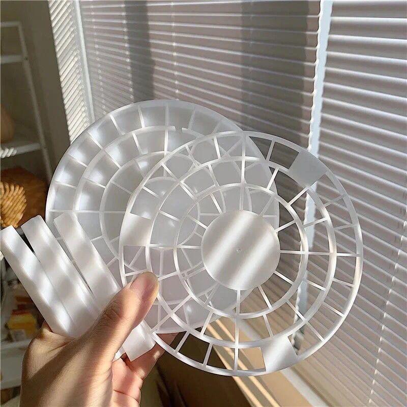 1Pcs Multi Hole Plastic Pencil Storage Rack Makeup Brush Holder For Desk Office Makeup Artist Classroom Stationery Storage