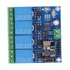 Modul Releu WiFi 4 Canale Comutator cu Telecomandă prin Aplicație Telefon pentru Sistem Smart Home ESP8266 12V