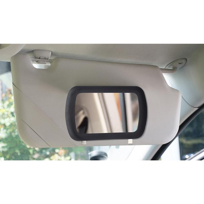 Car SUV Makeup Vanity Glass Sunvisor Glass for Women Portable Car Clip on Sun Shading Cosmetic Glass Auto Accessory