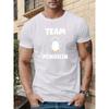 Men'S Graphic Tee Featuring "TEAM PENGUIN" - a Casual Crew Neck, Short-Sleeved Shirt Perfect for Summer, with a Penguin Design
