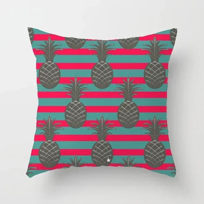 40/45/50cm Cactus Print Throw Pillow Cover Succulent Desert Plant Cushion Cover for Home Sofa Chair Pillow Cover