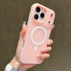 Luxury Candy Color 2 IN 1 Magnetic Wireless Charge For Magsafe Case For 17 16 15 14 13 12 11 Pro Max 17 Air Plus Cover