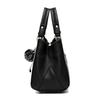 Women Shoulder Bag Stylish Large Capacity Pu Leather Color Block Handbag for Work Daily Purple One Size