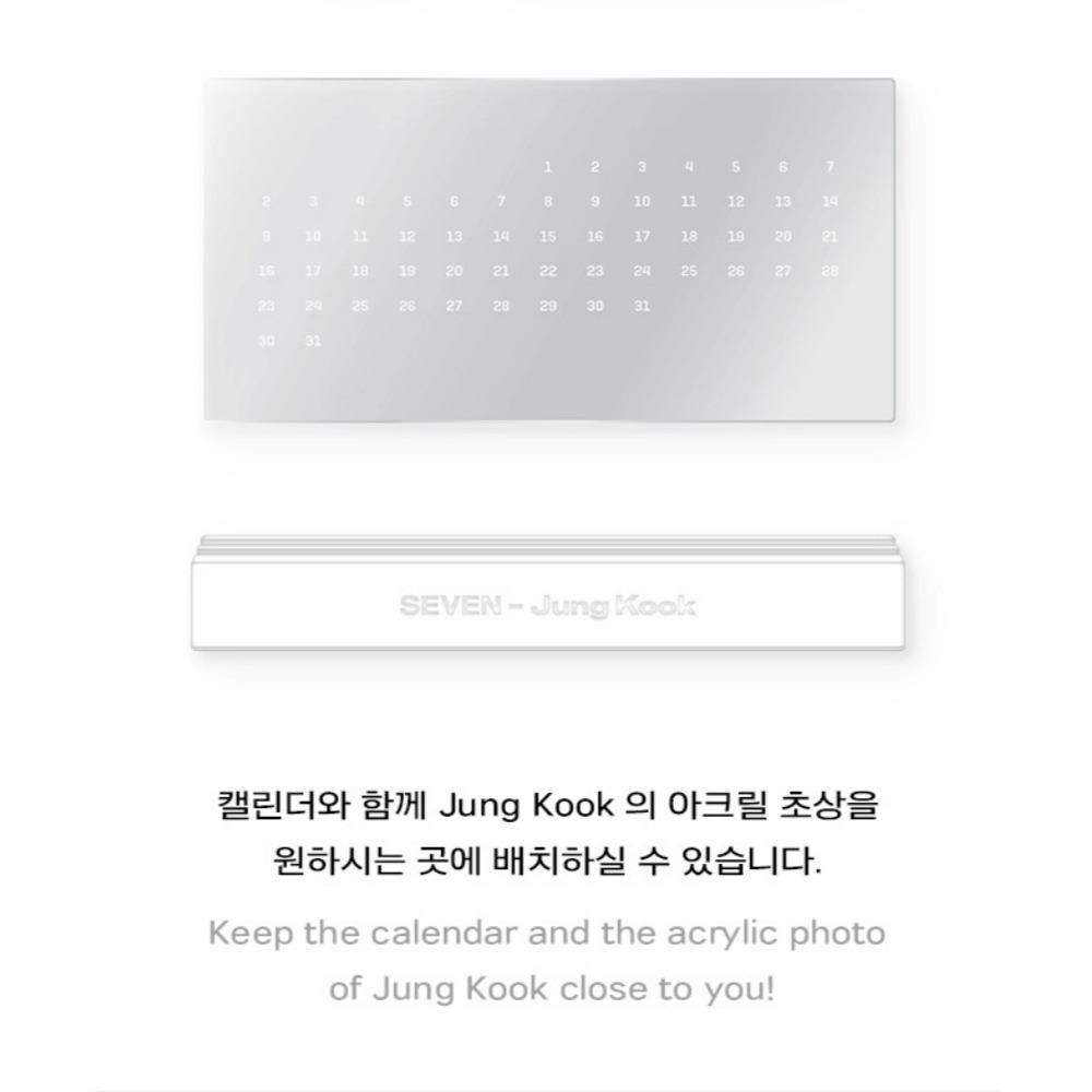 BTS Acrylic Stand Calendar