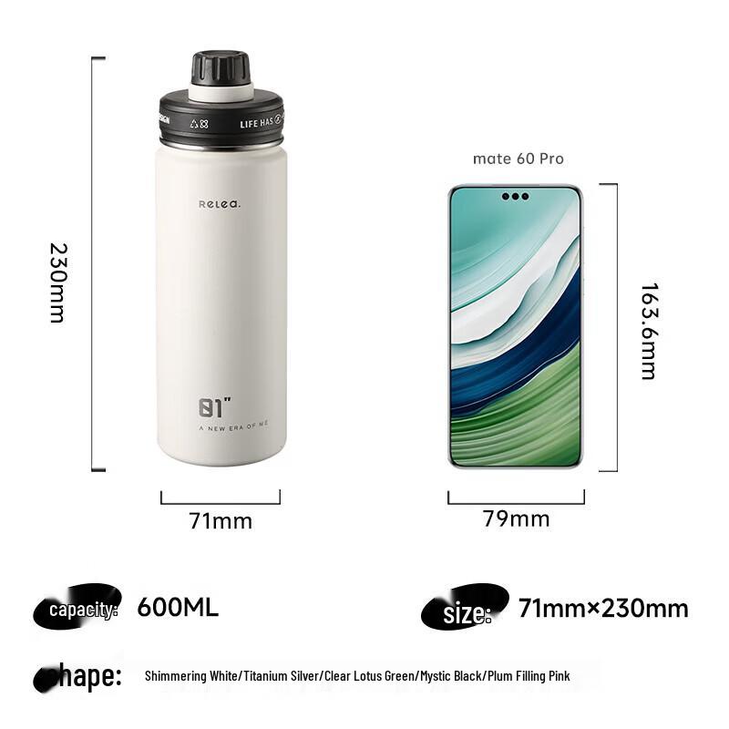 Wushengwu 316L Stainless Steel Sports Thermos