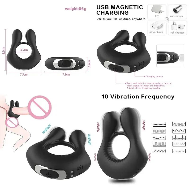 Vagine Vibrating Penien Rings Anal Men's Penis Prostate Massager Dildosex Toy Men Naked Vibr Erection Ring Jade Eggs Toysgod