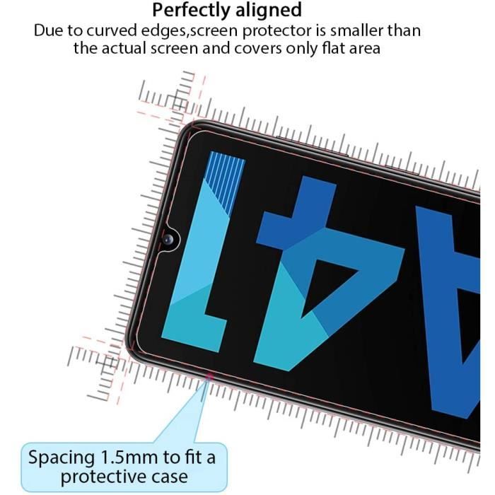 Film de Protection - LittleMonkey - Samsung Galaxy A41 - Verre Trempé 9H - Anti Rayures - Installation Facile
