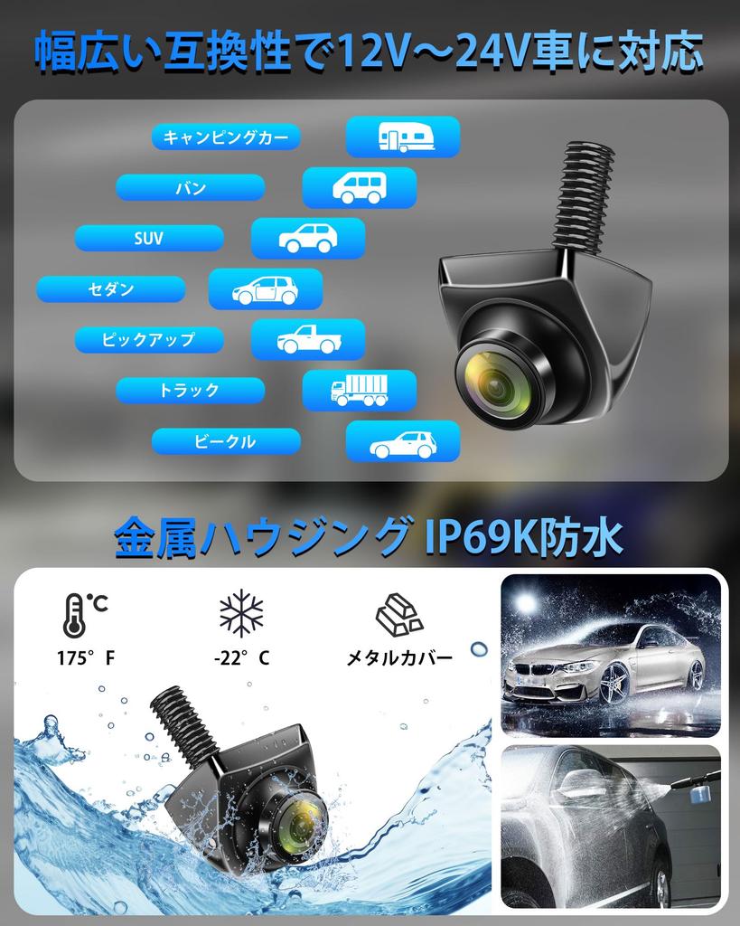 Adjustable Universal Design: Rear Camera, AHD, 1080P, 720P, NTSC, PAL, Supports 4 Signal Output,