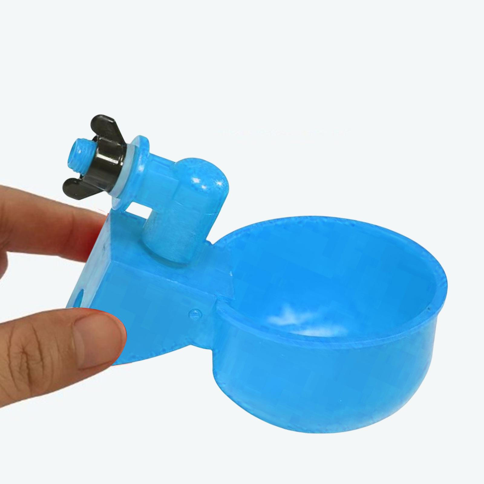 6pcs Chicken Duck Drinking Bowl Hanging Automatic Poultry Drinking Water Bowl Plastic Convenient Tools for Farm Animal Feeding China Mainland