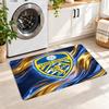 Flannel Kitchen Mat Leeds United Football Soft Area Rug Non Slip Floor Carpet Home Decoration