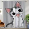 Chis Sweet Home Shades Heimvorhänge für Wohnzimmer Tüll für Schlafzimmer Verdunkelungsvorhang Raumteiler Halloween-Dekoration