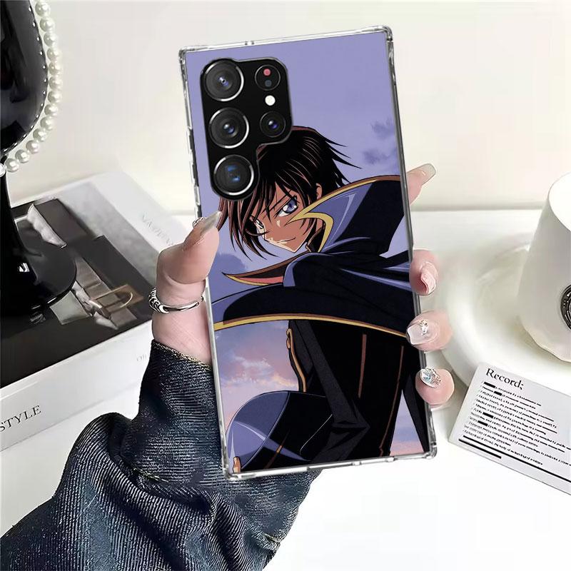 Code Geass Anime Soft Phone Case For Samsung Galaxy S22 S23 S24 S25 Edge S26 Ultra S20 FE S21 Plus + Fundas Coque Galaxy S20 S21