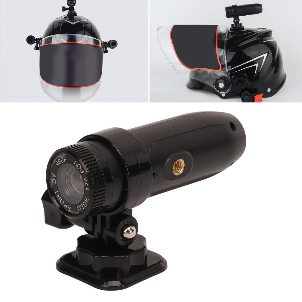 Dash Cam 170 Degree Wide Angle Lens Bicycle Bike Helmet Camera Sports DV Camera Handle Helmet Mounted