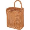 1Pcs Kitchenware Hanging Basket Wall Hanging Flower Baskets Front Door Hanging Basket Woven Hanging Basket Tableware Plant Basket 11 X 6.68 X