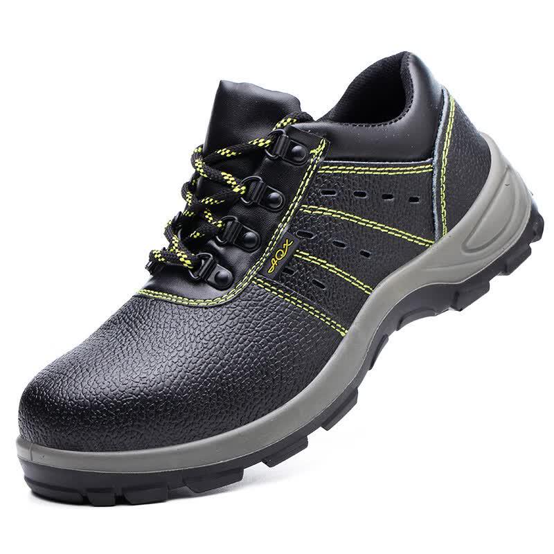 LAOGUANJIA Men s Steel Toe Anti-Puncture Safety Work Shoes 37