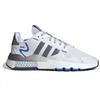 Adidas Nite Jogger Men's Casual Shoes Grey White Blue FV6624