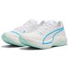 Puma Deviate Nitro Elite 3 Versatile Comfortable Durable Low-Top Casual Running Shoes Women Sneaker White Blue 309810-08