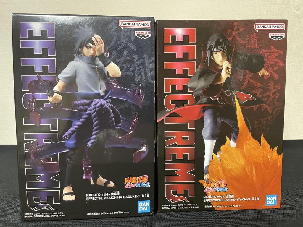 [USED] NARUTO Uchiha Sasuke Itachi EFFECTREME Figures (2 types)