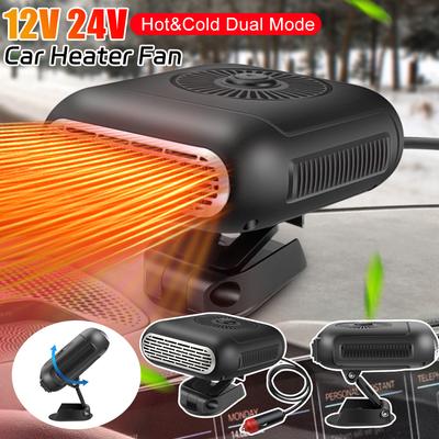 Auto Heizlüfter 12V 24V Auto Windschutzscheibe Antibeschlag Elektrische Heizung Trockner Kühlventilator Entnebelung Enteiser Defroster Autozubehör