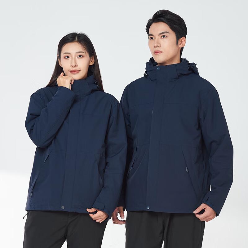 Teluoman Unisex 3-in-1 Waterproof Outdoor Jacket