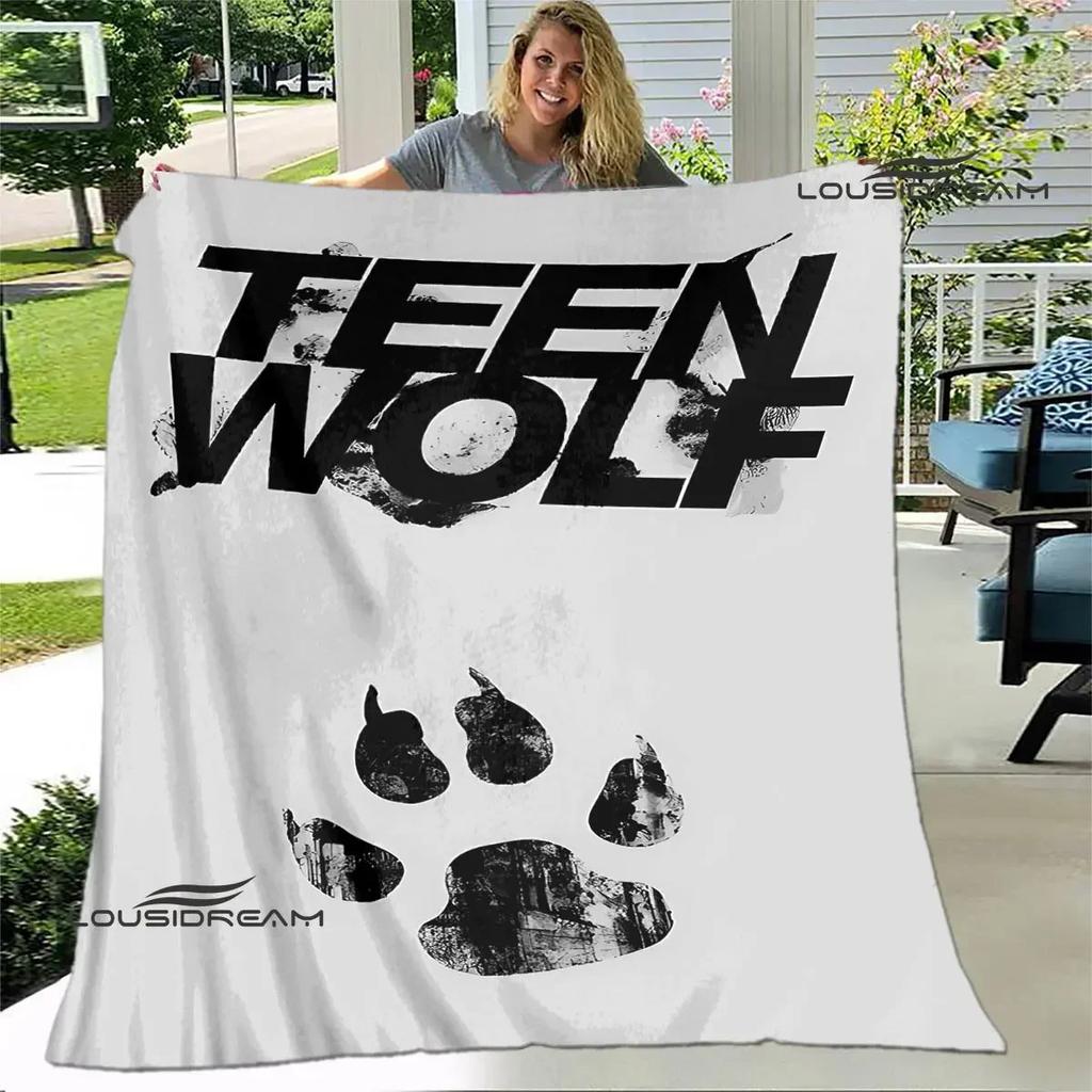 Film Teen Wolf Druckdecke warme Decke Flanschdecke weiche und bequeme Decke Haus Reise Decke Geburtstagsgeschenk
