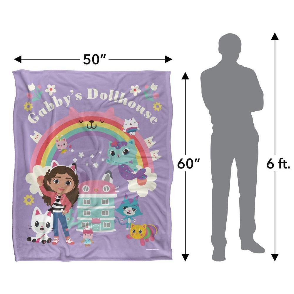 Gabby´s Dollhouse Silky Group Supersoft Blanket
