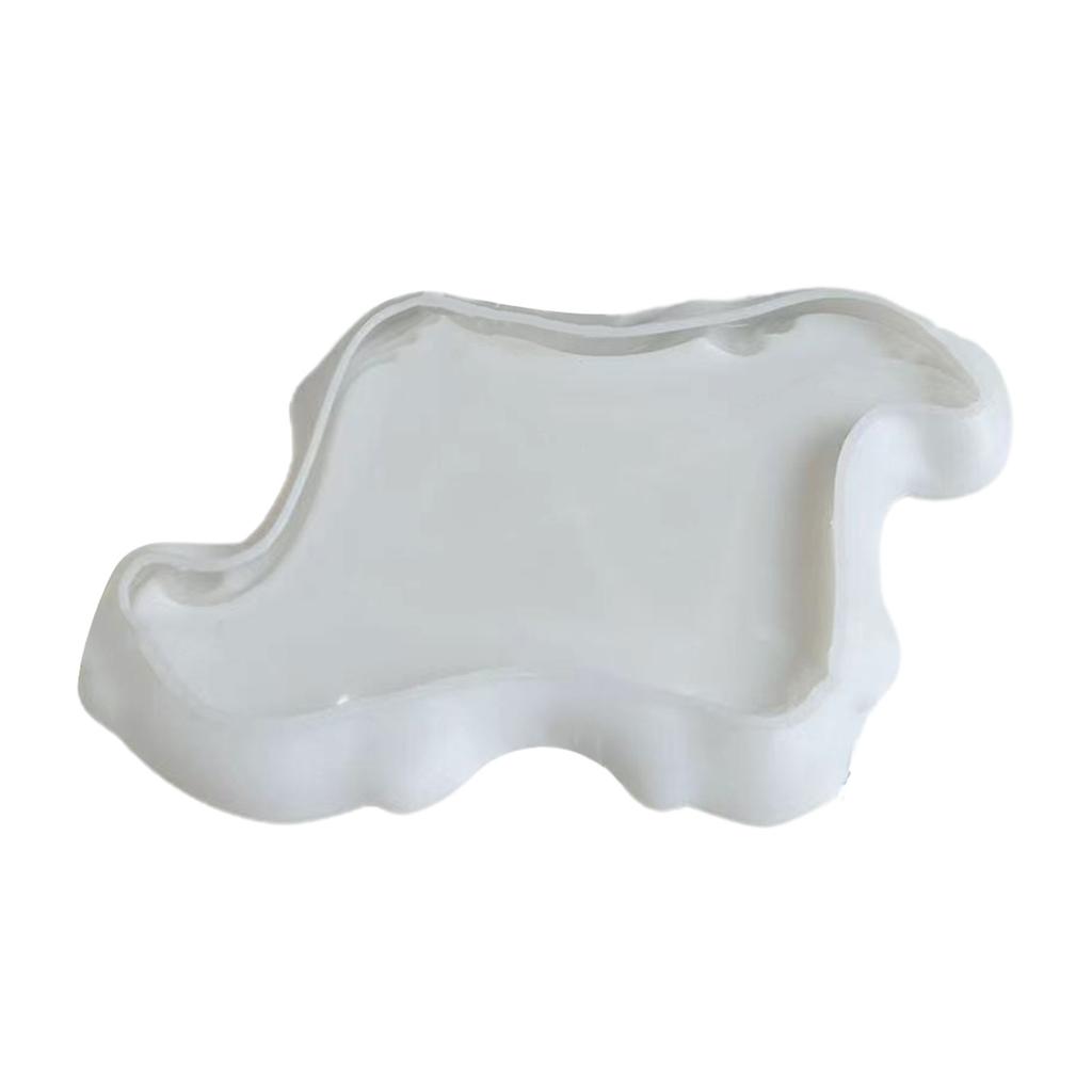 Versatile Silicone Tray Mold Delicate European Design Lace Relief Tray Resin Mold DIY Cement Plaster Gypsum Mould