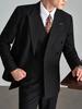 Men's Old Money Double-Breasted Striped Suit Set - Business Casual, High-End Professional Attire for Formal or Wedding Events