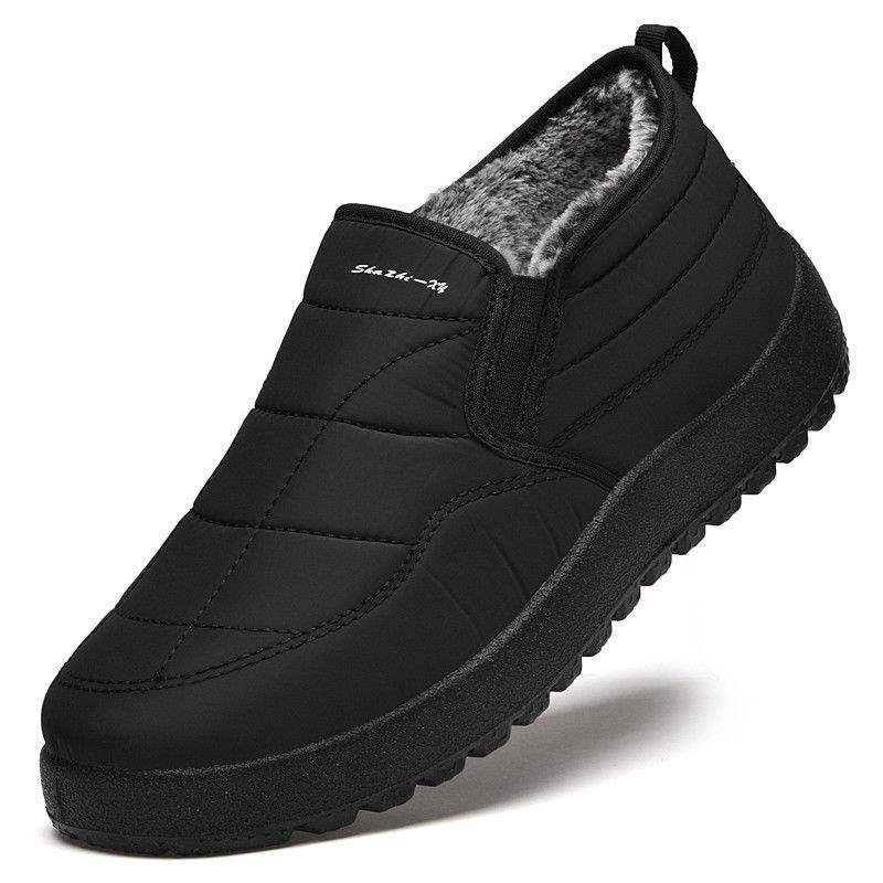 Old North Cloth Shoes Men's Winter Velvet Non-slip Elderly Cotton Shoes Casual Warm Thickened Middle-aged and Elderly Father Shoes