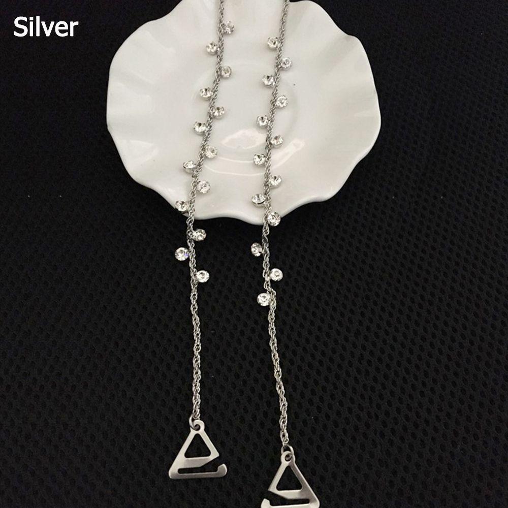 Fashion Metal Bras Straps Aniti-slip Rhinestone Underwear Strap Pearl Adjustable Women Lingerie Accessories